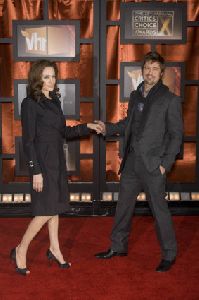 Angelina Jolie and Brad Pitt at the 13th Annual Critics Choice Awards on January 7th, 2008