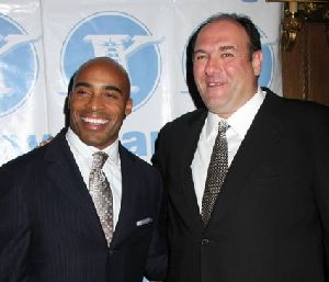 Tiki Barber : James Gandolfini- Joe DiMaggio Award Gala4