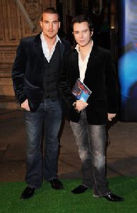 Stephen Gately picture with his husband Andy Cowles at Cirque du Soleil Varekai Gala Performance in Royal Albert Hall in Kensington on January 8th, 2008