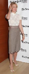 January Jones : January Jones-  Mad Men  Cast At New York Times Arts   Leisure Week1