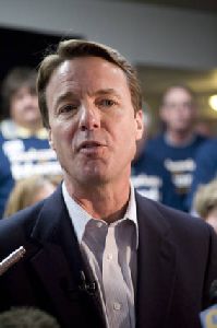 John Edwards : John Edwards- John Edwards At The United Steel Workers of America Local 4856 In1