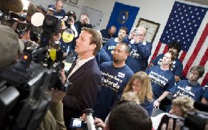 John Edwards : John Edwards- John Edwards At The United Steel Workers of America Local 4856 In8