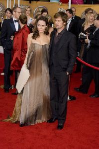 Angelina Jolie and Brad Pitt at the 14th Annual Screen Actors Guild Awards on January 27, 2008