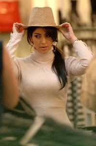 Kim Kardashian Shopping On Robertson Blvd on February 20th 2008