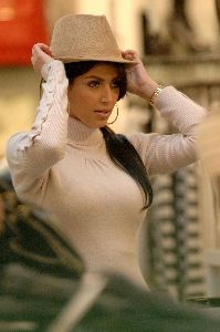 Kim Kardashian Shopping On Robertson Blvd on February 20th 2008