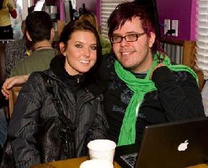 Perez Hilton and Audrina Patridge