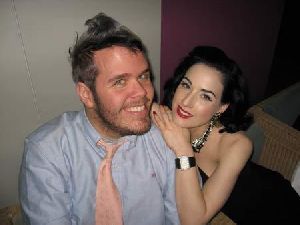 Perez Hilton and Dita Von Teese