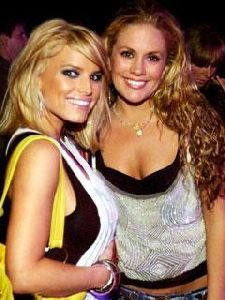 CaCee Cobb and Jessica Simpson