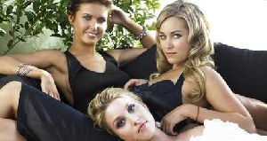 Whitney Port with Audrina Patridge and Lauren Conrad