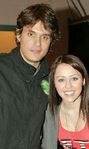 Miley Cyrus with John Mayer