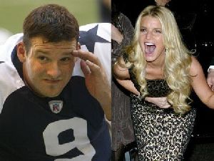 Tony Romo and Jessica Simpson