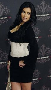 Kim Kardashian at a Mobile Phone Sidekick LX Party on October 18th 2007