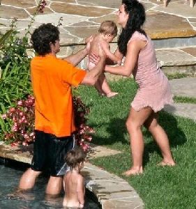 Jayden James and Britney Spears in hawaii on February 23rd, 2006