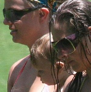 Jayden James and Britney Spears in hawaii on February 23rd, 2006