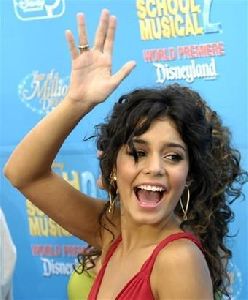 vennesa hudgens at the premiere of High School Musical 2 held at the Downtown Disney District at Disneyland Resort on August 14th 2007 in Anaheim