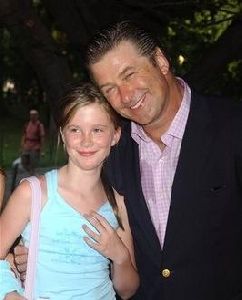 Alec Baldwin and his daughter in ireland