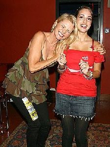 Christie Brinkley and Alexa Ray Joel Backstage at the Nokia Theatre in New York City on September 7th, 2006