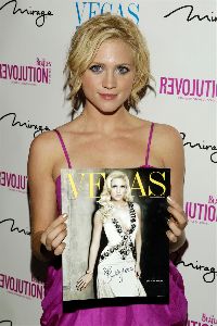 Brittany Snow at Vegas Magazine Party on August 24th 2007