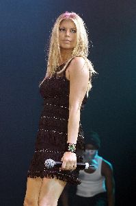 Fergie on stage as she performs at GAY at the Astoria in London England on March 24th 2007