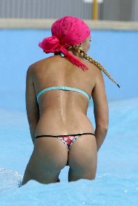 Aisleyne Horgan : Aisleyne Horgan Wallace Bikini Candids 5