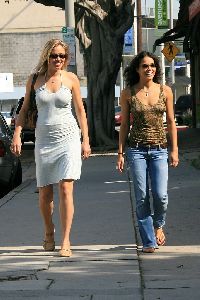 Kristanna Loken and Michelle Rodriguez