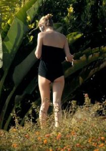 Kate Moss : Kate Moss in a black swimsuit 3 2