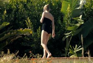 Kate Moss : Kate Moss in a black swimsuit 5 2