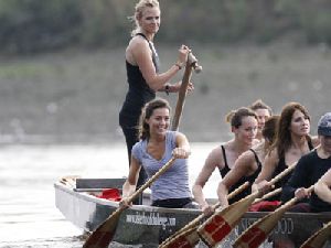 Kate Middleton : sport on a boat