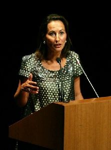 Segolene Royal : lecture at the Music Megaron in Athens