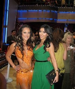 kim kardashian at dancing with the stars on November 7th 2008