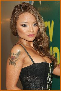 Tila Tequila at MTV Total Request Life in New York on the 1st of July 2008