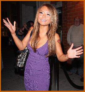 Tila Tequila arrives at Mr. Chow in Beverly Hills on the 18th of June 2008