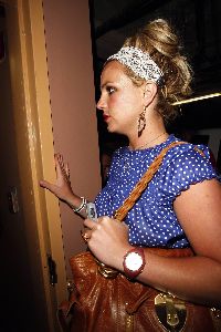 Britney Spears at the men's cigar club Grand Havana Room in Beverly Hills on June 12th, 2008