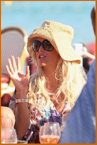 Victoria Silvstedt : Victoria Silvstedt in white bikinis aboard a yacht in Saint Tropez2 48735df4af458