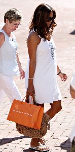 Halle Berry : Halle Berry in white dress out   about in Malibu26 48440227e0212