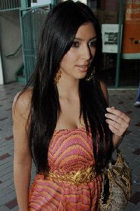 Kim Kardashian on her way to the local Kinkos shop in Los Angeles, California on June 6th 2008