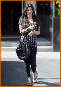 Kim Kardashian shopping in Beverly Hills on July 22nd 2008