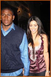 Kim Kardashian and Reggie Bush dine out at Koi, Hollywood on July 1st 2008