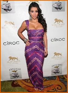 Kim Kardashian Kim Kardashian attends the party at Diddy's Den during the Opening of MGM Grand on May 17, 2008