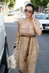 Kim Kardashian Shopping In Los Angeles on June 2nd 2008