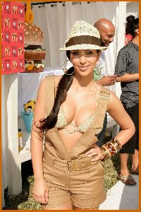 Kim Kardashian At The Big Mac 40th Birthday Party on July 28th 2008