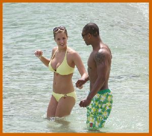 Gemma Atkinson : Gemma Atkinson Yellow Bikini Holiday in the Caribbean8 485a4565a7ad9