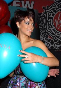 Rihanna at Virgin Megastore in New York City on June, 19th 2008