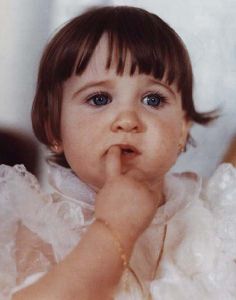 nancy ajram : nancy when she was a baby girl