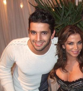 Razan Al Moghrabi : Razan backstage at the 2008 world music awards