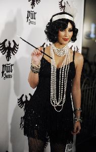 Kim Kardashian : kim kardashian pictures at the Pur Jeans Halloween Bash 2008 November