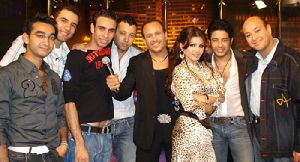 Haifa Wehbe : haifa with wama band