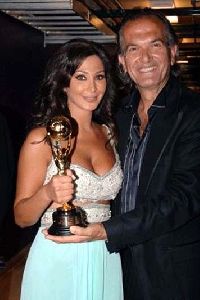 Elissa : at monaco world music awards on stage 2005