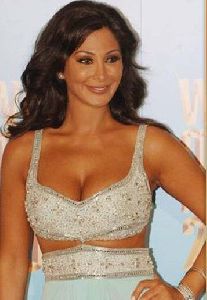 Elissa : elissa dress at monaco world music awards on stage 2005