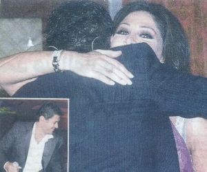 Elissa : hugging ragheb alameh